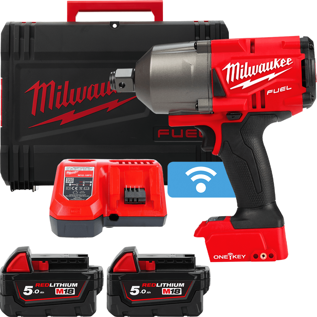 Гайкокрут високомоментний MILWAUKEE 3/4"(2034Нм) M18 FUEL ONEFHIWF34-502X ONE-KEY